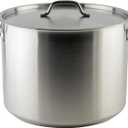 Winware SST-40 Stainless Steel 40 Quart Stock Pot with Cover