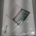 Kenke for iPad 11/10th Gen Case with Keyboard 11/10.9 inch 2025 A16/2022, Detachable Wireless Bluetooth Keyboard Case Thin & Light with Built-in Left Side Pencil Holder, White Square Keycaps (Gray)