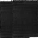 2 Pack Sound Dampening Blanket 96"x80" ,850GSM Acoustic Blanket for Wall Hanging, Noise Reduction Curtain for Studio Recording, Home Theater, Door Window Soundproofing, Light Blocking, Black