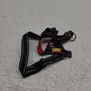 Dog Head Collar, Head Collar with Reflective Strap to Stop Pulling for Small Medium and Large Dogs, Adjustable (M, Red)
