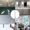 T10 LED Bulb 4W Equal E26 LED Light Bulb 40 Watt Dimmable Daylight 4000K E26 Edison Bulb AC120V 400lm Tubular Light Bulb T9 for Rustic Pendant,Island,Chandeliers,Wall sconces Pack of 4
