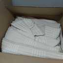 HOMBYS 132x120 Seersucker Patchwork Oversized King Quilt Set, Lightweight Plaid Bedspread Coverlet Set, All Season Bohemian Home Bedding Decor with 2 Pillow Shams, Beige