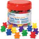 Learning Resources Baby Bear Counters - 102 Pieces, Ages 3+ | Grades Pre-K+ Toddler Learning Toys, Counters for Kids, Counting Manipulatives, Teddy Bear Counters