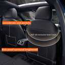 AOMSAZTO Car Seat Cover for Mazda 3 2019 2020 2021 2022 2023 2024 2025 2026 - Full Set Customized Black Faux Leather Seat Covers