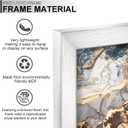 Fxojyvo 20x26 Picture Frame White Engineered Wood Wall Hanging | Light Weight 20 x 26 Inch White Wood-grain Frame for 20by26 Photo Poster Horizontally/Vertically(1 Pack|White|20x26)