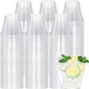 9 oz Clear Plastic Cups, 300 Pack Disposable Crystal Punch Cups for Party,Sturdy Recyclable PET Clear Cocktail Tumblers Wine Cup for Wedding,Birthday,Christmas