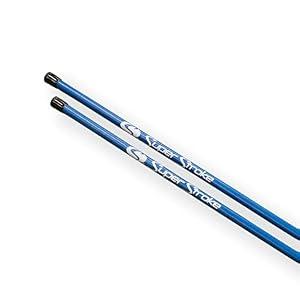 SuperStroke Golf Alignment Sticks 45" Fiberglass Rods, Full Swing Training Aid Kit, Help's with Posture Correction and Shot Accuracy, Blue (Set of 2)