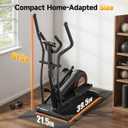 Niceday Elliptical Exercise Machine with 15.5/18/19IN Long Stride