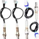 4x Oxygen O2 Sensor for 2008 2009 2010 2011 2012 2013 2014 Chevrolet Tahoe 4.8L/5.3L/6.0L/6.2L Upstream + Downstream Upper Lower