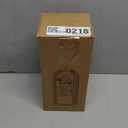 Makeup Brush Holder with Lid 360 Rotating Clear Dustproof Make Up Organizers for Vanity Bathroom Countertop, Green Beige