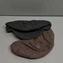 Senker Fashion Newsboy Cap for Men, Irish Newsies Hat Classic 8 Panel Wool Blend for Old Man Cabbie Driving (Medium, Dark Grey Khaki)