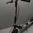 Scooters for Kids 8-12, Teens & Adults - Lightweight, Foldable, 8-Inch Big Wheels, Hand Brake & Bell, 4 Adjustable Height Levels, 240 lbs Max Load, Perfect for School, Campus and Park Rides (Black)