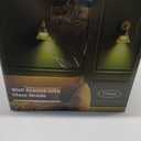 Vintage Battery Operated Wall Sconce with Cute Green Tulip Glass Lampshade Wireless Rechargeable Battery Powered Wall Light with Remote Control for Bedside Bedroom Doorway