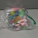 Fovths 12 Pack 4.7 Inch Easter Plush Bunnies Keychain Eggs Stuffed Bunny Set Plush Rabbit with Eggs Filler or Basket Filler Rabbit Keychain Set Easter Party Favors Gifts, Multi-Color