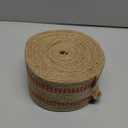YaeCCC Craft Jute Webbing Tape, 3.5" x 10 Yd,Upholstery Straps Heavy-Duty for Chair Repair, Crafting, Burlap Ribbon, Upholstery (red)
