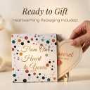 Pregnancy Announcement Gift Box for Grandparents - Ultrasound Picture Frame Ornament, Baby Reveal Surprise for Grandma & Grandpa, New Baby Gift Ideas (white)