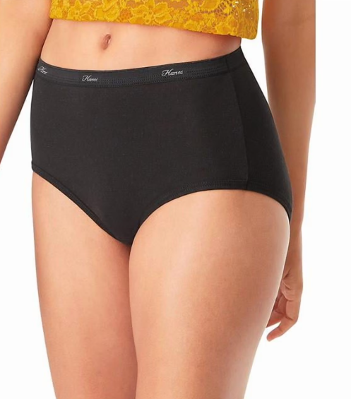 Hanes Womens Cotton Brief Underwear, 10 Pack Brief Black, US, Size 10/3XL