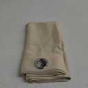 BGment Short Room Darkening Curtain 54 Inch Long for Kitchen Small Window, Privacy Thermal Insulated Tier Sun Blocking Grommet Drape for Bedroom, 1 Panel, 38 x 54 Inch, Beige