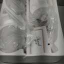 SIBRILLE White Floor Lamp, 36W Modern Dimmable Standing Lamp 2700-6500K, 3 Rotatable LED Lights Reading Tall Lamp, Touch & Remote Control Floor Lamps for Living Room Bedroom Office, FLH-036-F2