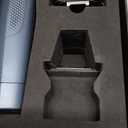 oneisall Professional Dog Grooming Clippers, Cordless Professional Dog Clippers for Grooming, 2-Speed Heavy Duty Clippers for Thick Curly Matted Coats, A5 Blade, Detachable Batteries, Metal Combs (Blue)