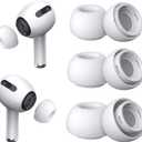 3 Pairs Replacement Ear Tips for Airpods Pro and 2nd Generation with Noise Reduction Hole, Silicone Ear Tips for Airpods Pro with Portable Storage Box and Fit in The Charging Case(S/M/L)