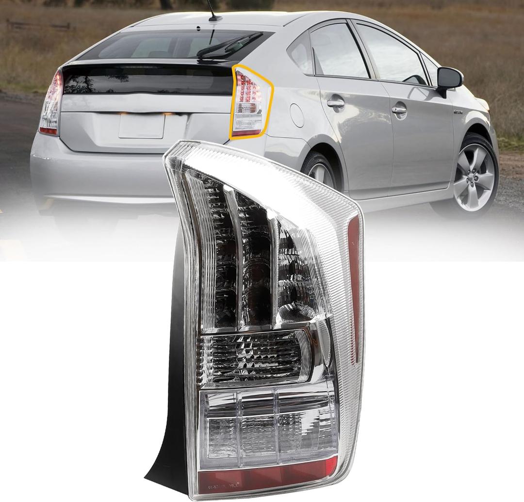 Dasbecan Right Passenegr Side Tail Light Compatible with 2010 2011 Toyota Prius Rear Tail Lamp Replaces# 8155147111