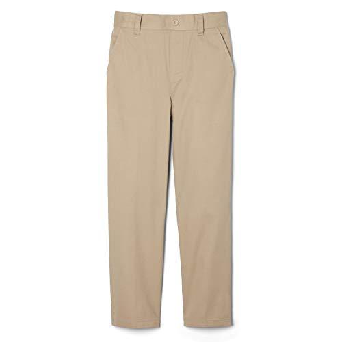 French Toast Boys Pull-On Relaxed Fit School Uniform Pant (Standard, Khaki, 12 Husky