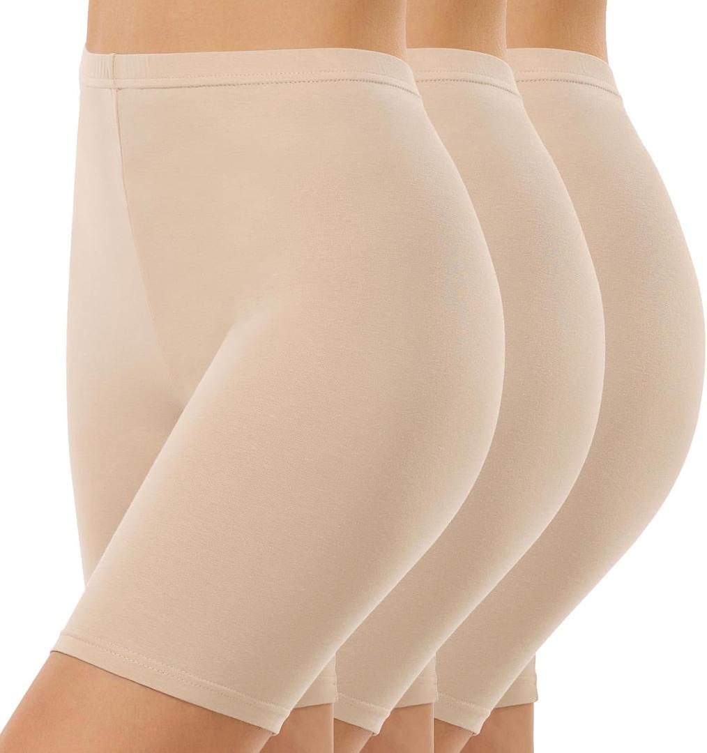 BESTENA Anti Chafing Shorts Boyshorts Panties for Women Nude (Beige, S)