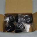 Office Chair Caster Wheels (Set of 5),Heavy-Duty Chair Wheels Support 2200lbs,Mute Rubber Chair Casters for Hardwood Floors and Carpet,2 Inch Universal Fit (Black)