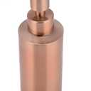 304 Stainless Steel Rose Gold Soap Bottle Soap Dispenser Pump Refillable Liquid Hand Soap Dispenser for Bathroom(250ml)