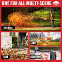 MZK Cordless Leaf Blower, 20V Battery Powered Leaf Blower for Lawn Care, Electric Lightweight Mini Hand Blower(Battery & Charger Included) for Blowing Leaves, Patio Cleaning, Lawn Care and Dust