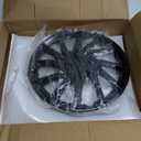 Veemoon 14 Inch Wheel Covers Hubcap Replacement Black Car Rim Decorative Cover for Auto SUV Truck Steel Wheel Protection