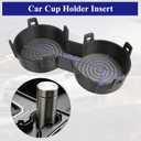 Cup Holder Replacement for Jetta A6 2011-2016, Center Console Drink Holder Liner, Secure Fit Car Accessory