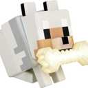 Paladone Minecraft Wolf GloBuddies 3D Colour Changing Light, Officially Licensed LED Night Lamp, Tap to Change Colour, Gaming Merchandise, Battery Powered