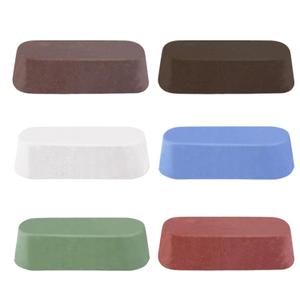 6 Pcs Metal Buffing Polishing Compound for Buffing Wheel, Buffing Wheel Compound, Grit Corresponds to The Color from Coarse to Fine for Stainless Steel, Jewelry, Aluminum Polishing Compound (7.5 OZ)