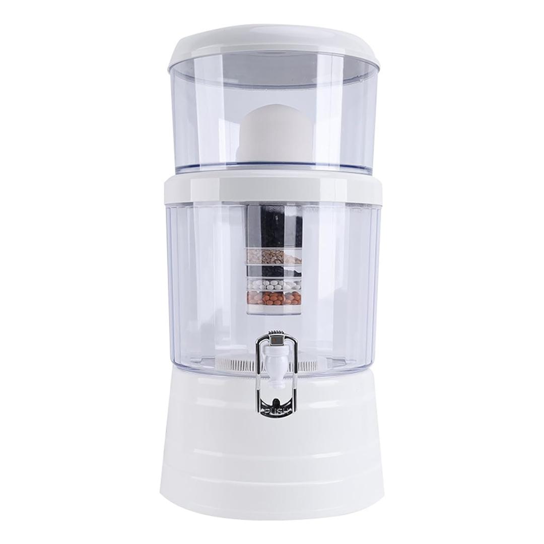 PurePro Portable Water Purifier - 16L Countertop Dispenser, Economical Household Drinking Pot