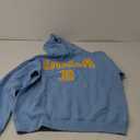 Campus Colors Long Sleeves NCAA Adult Arch & Logo Gameday Unisex Hooded Sweatshirt (Large, Light Blue)