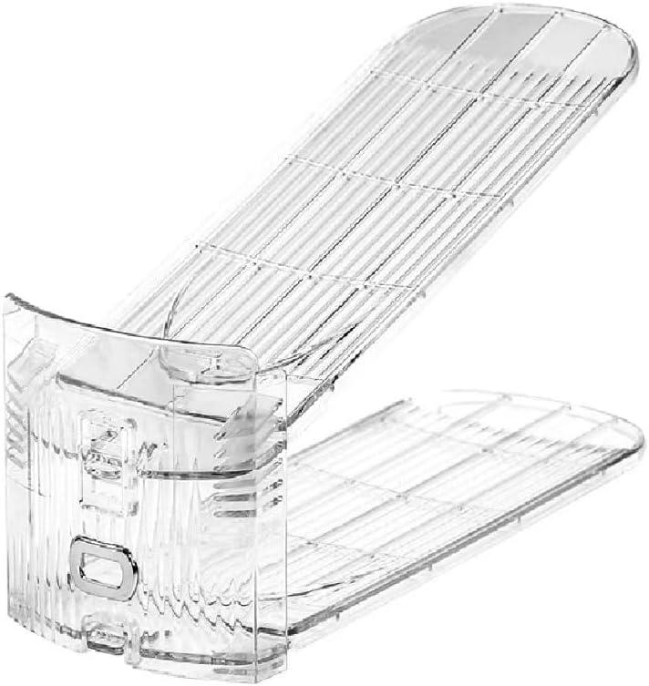 Shoe Slots Organizer, 10-Pack Adjustable Double Deck Shoe Stacker, Clear Space Saver Shoe Rack Holder for Closet Organization, Stackable Shoe Storage for Sneakers, Heels, Flats Shoe Slots Organizer, 10-Pack Adjustable Double Deck Shoe Stacker, Clear Space Saver Shoe Rack Holder for Closet Organization, Stackable Shoe Storage for Sneakers, Heels, Flats