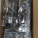 Ravinte 10 Pack Solid 3 Inch Center to Center Slim Square Bar Drawer Handles Cabinet Hardware - Black Matte Pulls for Kitchen and Drawers