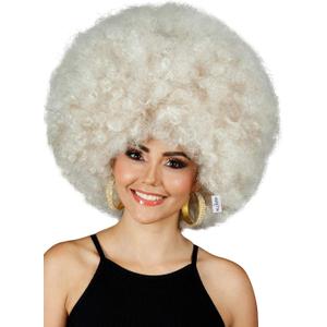 ALLAURA Compatible with 70s Disco Costume  Deluxe Blonde Afro Wig for Women & Men  Huge Curly Wig for 1970s Outfits, Funky Party Looks, Retro Theme Events, Halloween, Dance Floor Accessories