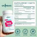 Gyumolics Taurine Supplement 2000mg - Amino Acid Supplement with L-Theanine, Inositol, B6 & B12 - Non-GMO, Gluten-Free, Vegetarian Capsules - 120 Taurine Capsules, BBD: MAY 01/2028