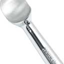 Zeroll Ice Cream Scoop with Unique Liquid Filled Heat Conductive Handle Simple One Piece Aluminum Design Easy Release Made in USA, 4-Ounce, Silver