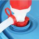Zeeline By Milton ZE369W, Siphon Drum Pump, Manual Siphon Pump with Flexible 48 Hose,7 Gallons Per Minute, Transfer Liquids from 55Gallon Drums or Smaller, Def Drum Pump,(Polyethylene/Polypropylene)