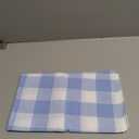 Gingham Table Runner Light Blue and White, Spring Easter Buffalo Plaid Check Table Cloth 72 Inches Long Table Decor, Party Suppliers for Rustic Farmhouse Birthday Wedding Baby Shower Party