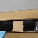 FOREHOGAR Metal Fence Post Black Splicing 7 feet, Pack of 8, T Posts for Fences Wire Mesh, No Dig Steel Stakes Fencing for Garden Yard Farm Outdoor Light Duty