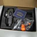 TOLOCO Massage Gun, Deep Tissue Back Massage for Athletes for Pain Relief, Percussion Massager with 10 Massages Heads & Silent Brushless Motor, Christmas Gifts for Women, Men, Grey