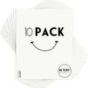 Golden State Art, Pack of 10 16x20 Off White Backing Board, Cardboard Paper with a Smooth Finish for Spray Painting, Arts, Crafts, Posters, Restaurant Menus (1.2mm Thick)