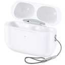 Wireless Charging Case Compatible with AirPods Pro 2nd & 1st, Charger Case Replacement for AirPods Pro 2 & 1 with Lanyard, Bluetooth Pairing Sync Button, Earbuds Not Included (USB-C Port)