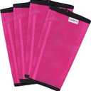 Fine Mesh Fly Boots Loose Fitting & Non-Slip Horse Fly Leggings No More Horsefly Nuisance Greatly Reduce Stomping Breathable with Natural Air Flow (Set of 4) (Mini, Magenta)