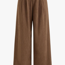 CIDER Women's Wide Leg Pants Middle Waist Casual Stylish Trousers, L